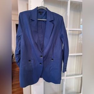 Blue linen blazer - new without tags